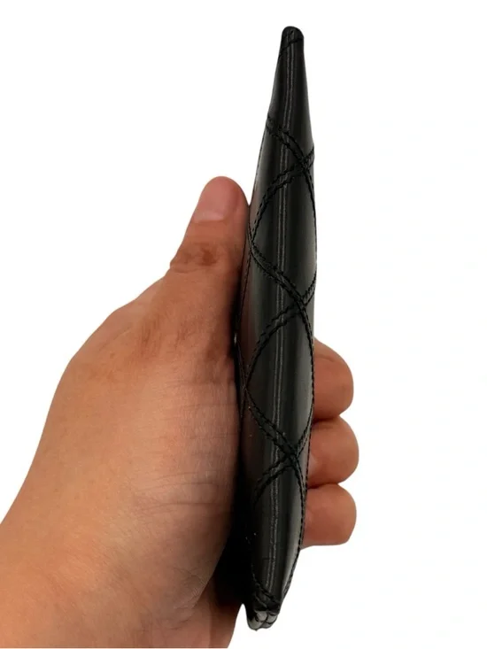 Chanel CC Quilted Lambskin Card Holder Black Silver Hardware - Picture 16 of 16